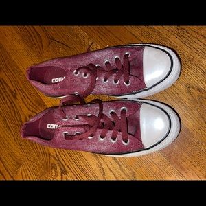 Maroon Converse